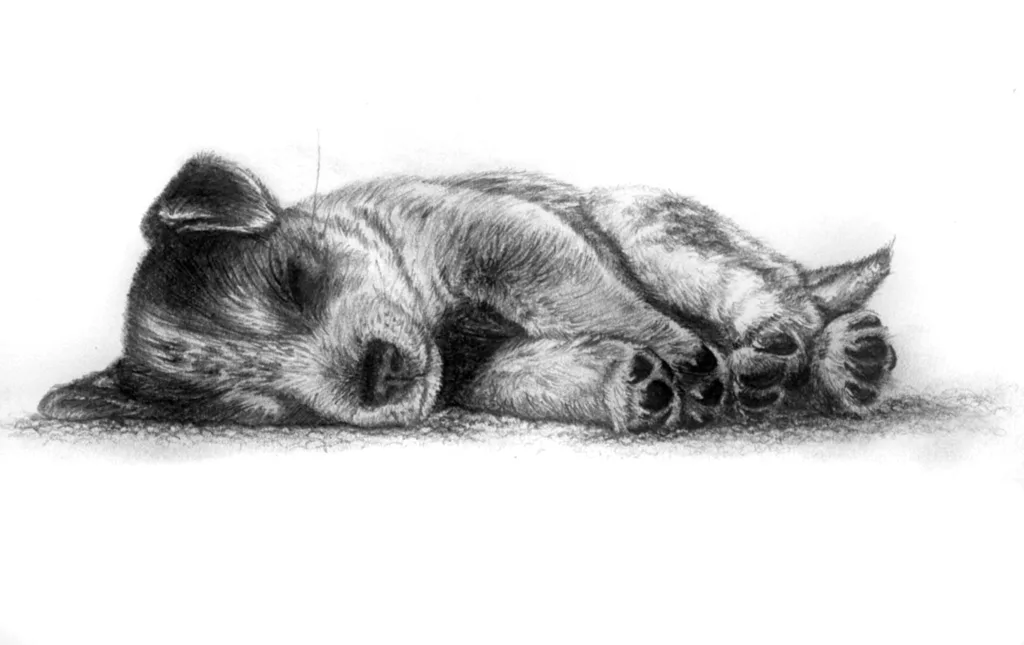 A Blue Heeler (Australian Cattle Dog), the breed of the cartoon character Bluey