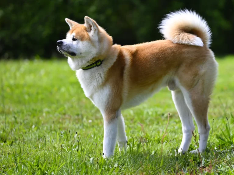 An Akita, the breed of the loyal Japanese dog Hachikō